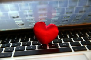san Valentino sul portatile